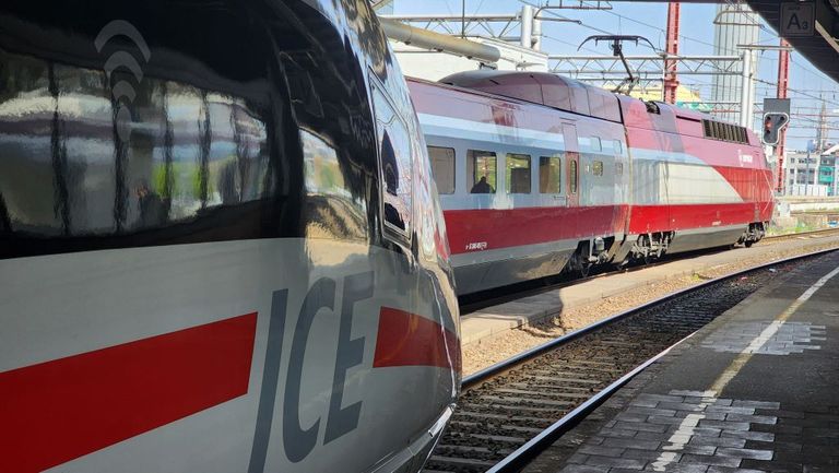Connect with ICE trains and the Eurostar trains to and from Germany and The Netherlands