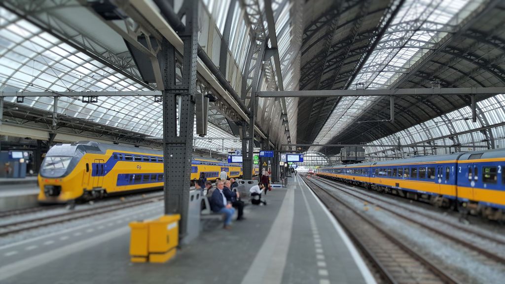 Connect in Amsterdam Centraal for destinations in north-west Netherlands