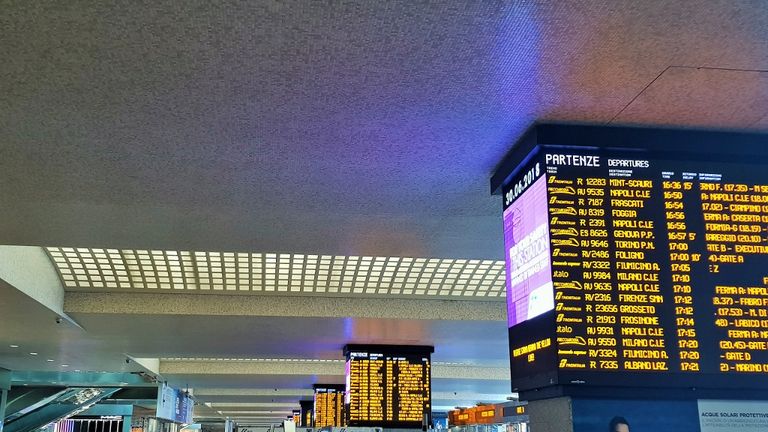 How fabulous to be looking at these departure screens knowing that you're heading to a wonderful location