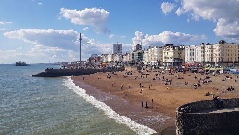 Brighton is one of many coastal locations which are less than two hours from London by train