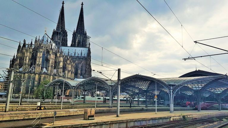 Koln Hbf is one of Europe's most conveniently located main stations, so it's comparatively easy to access when heading off by train