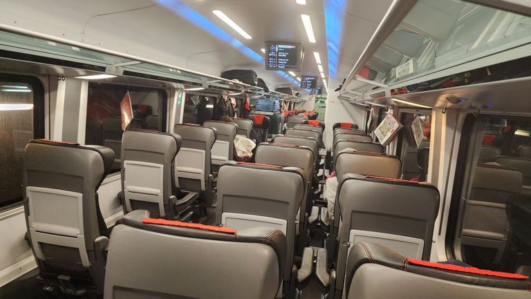 The Trip Planner recommended that I reserve for this journey in 1st class on a Railjet train, but it was only half full