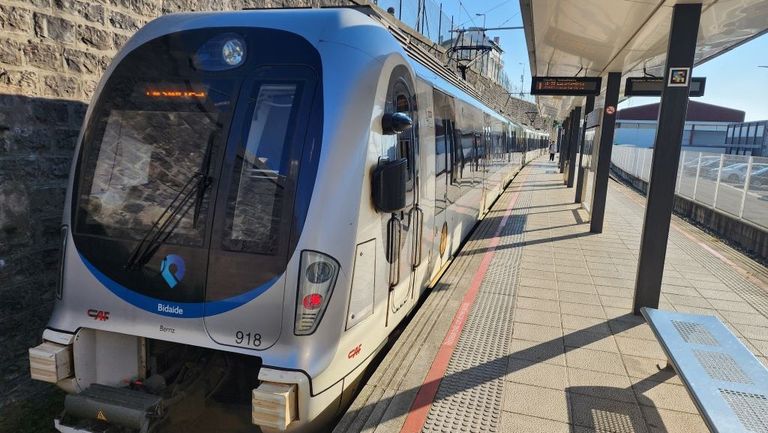 A contender for Europe's most surprising international rail service, a train to San Sebastian departs from Hendaye